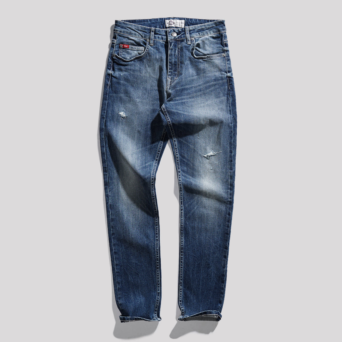 Lee Cooper Jeans Norris Ripped Medium Blue