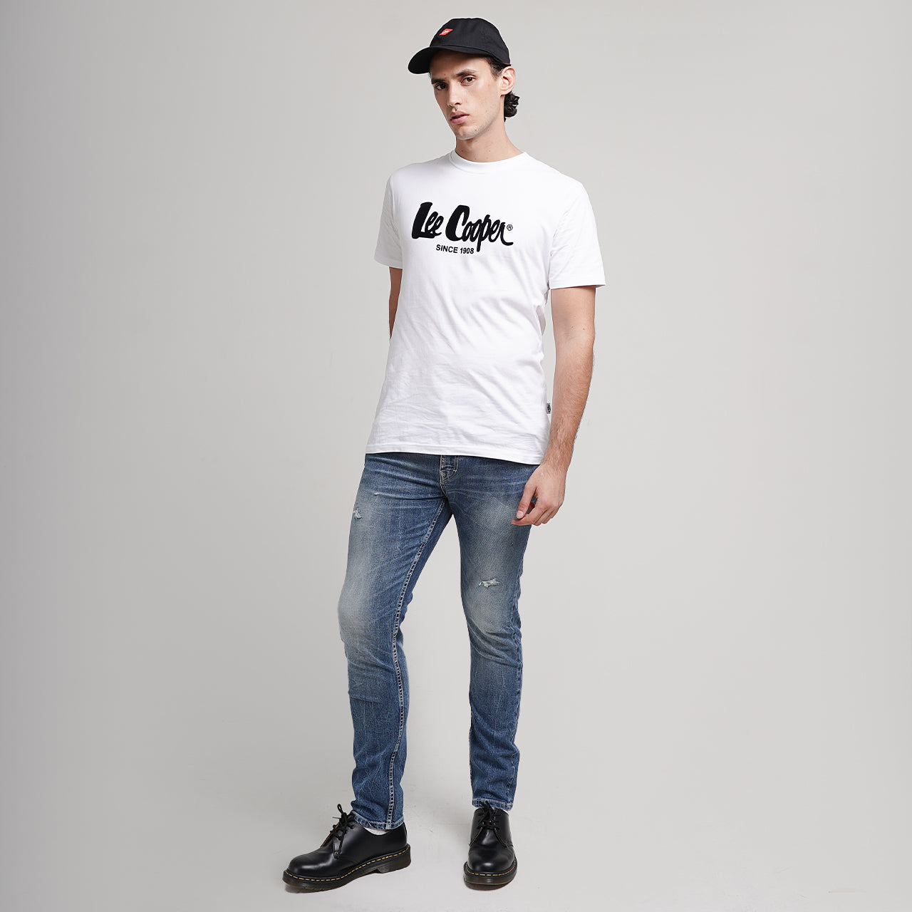 Lee Cooper Jeans Norris Ripped Medium Blue