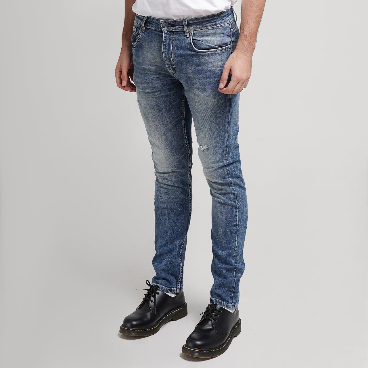 Lee Cooper Jeans Norris Ripped Medium Blue