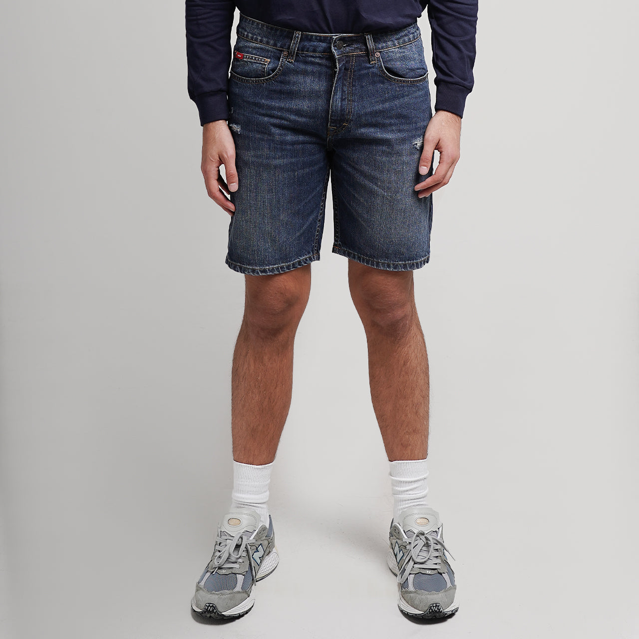 Lee Cooper Jeans Short Ripped Dark Blue – Lee Cooper Indonesia