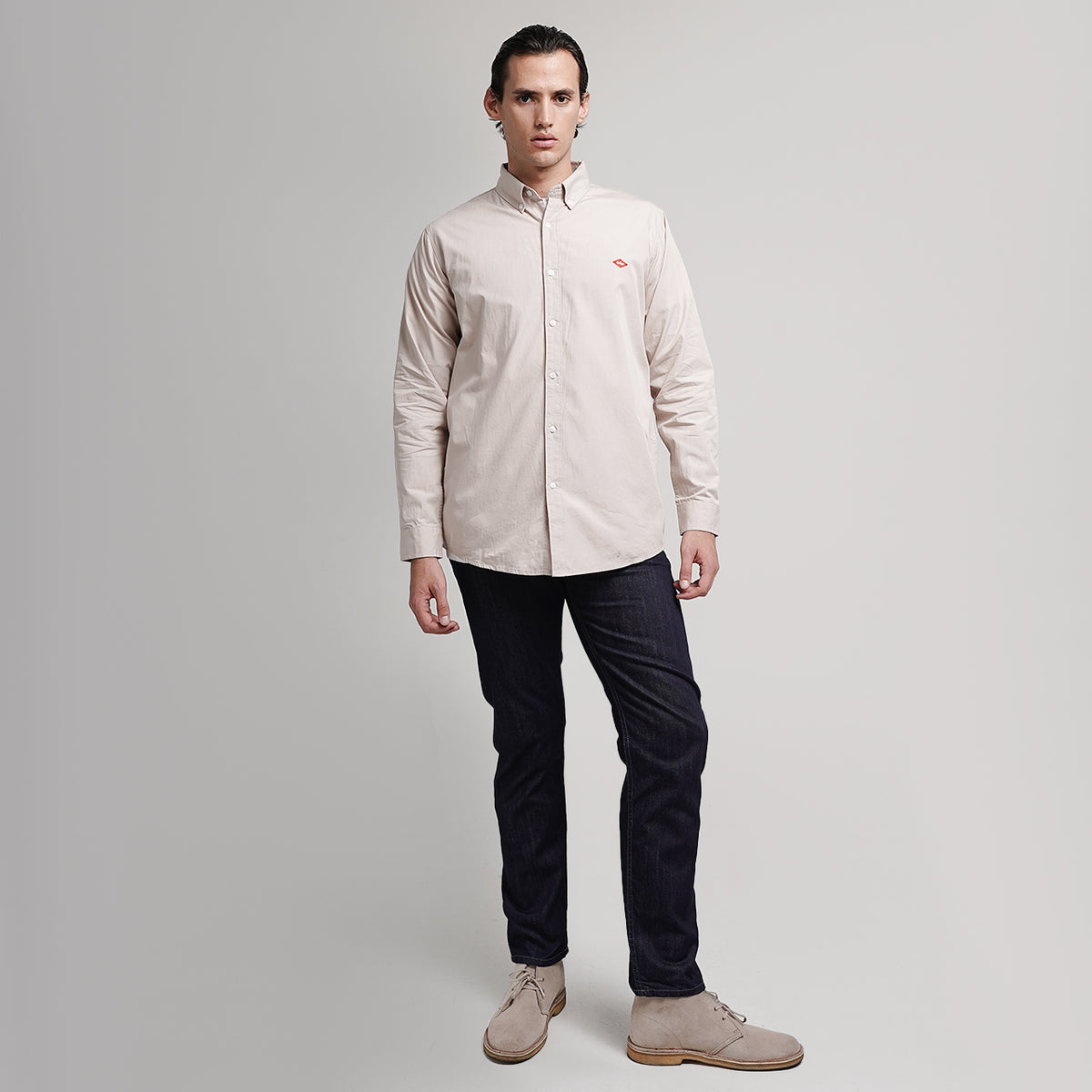 Lee Cooper Long Shirt Everett Cream