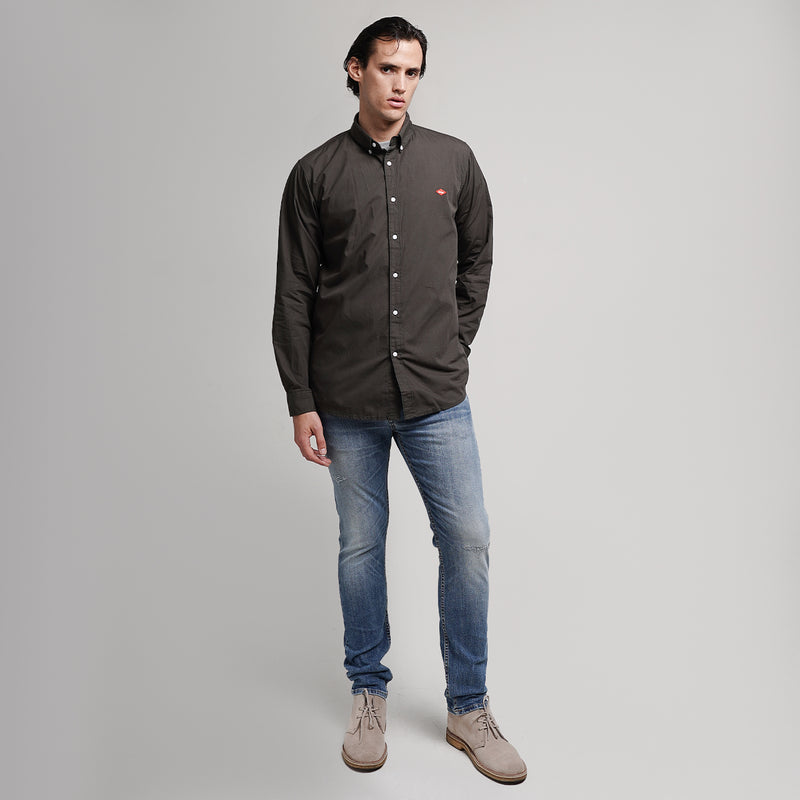 Lee Cooper Long Shirt Everett Olive