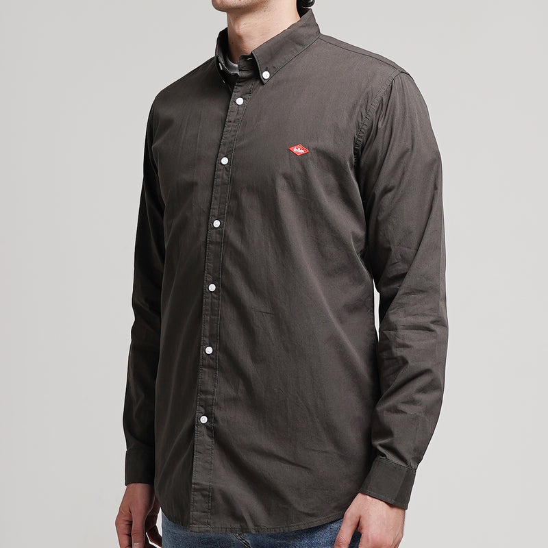 Lee Cooper Long Shirt Everett Olive