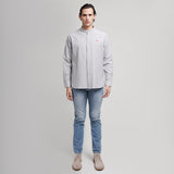 Lee Cooper Long Shirt Connor Light Grey