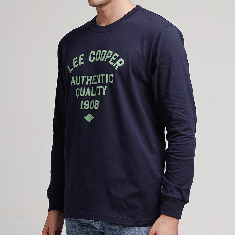 Lee Cooper Long Sleeve Jersey Navy