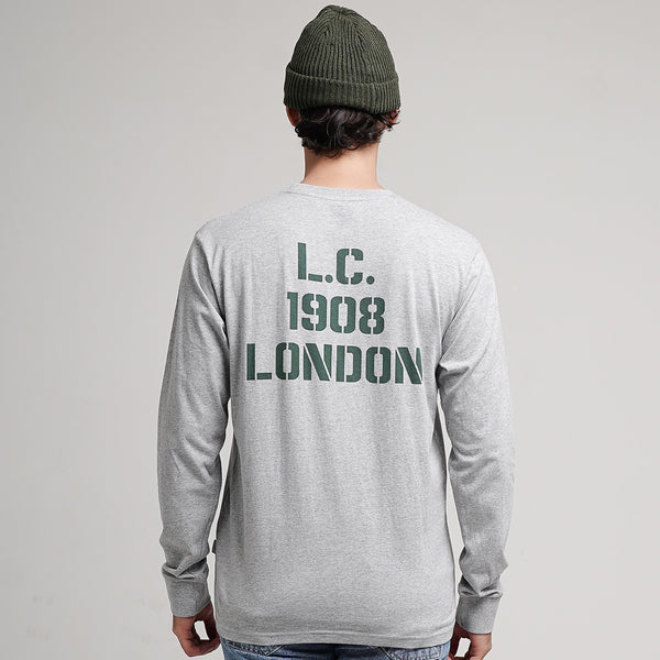 Lee Cooper Long Sleeve Stancil Misty 71