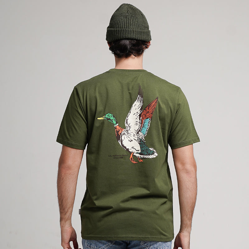 Lee Cooper T-Shirt Duck Olive