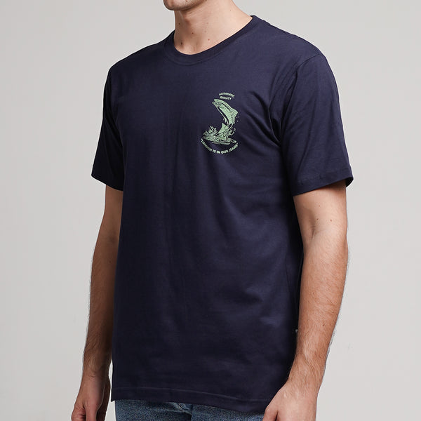 Lee Cooper T-Shirt Fish Navy