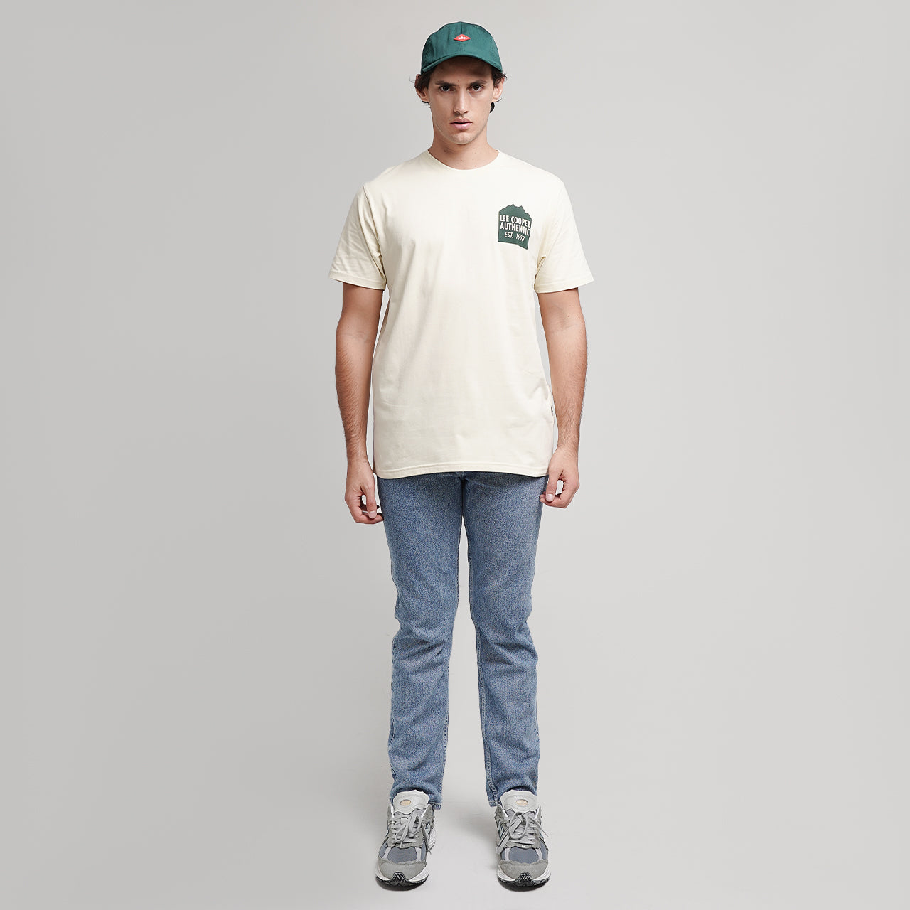 Lee Cooper T-Shirt Higher Cream