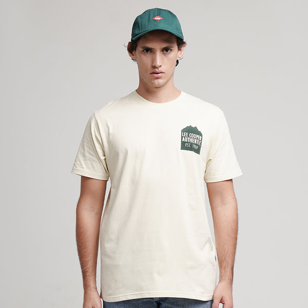 Lee Cooper T-Shirt Higher Cream