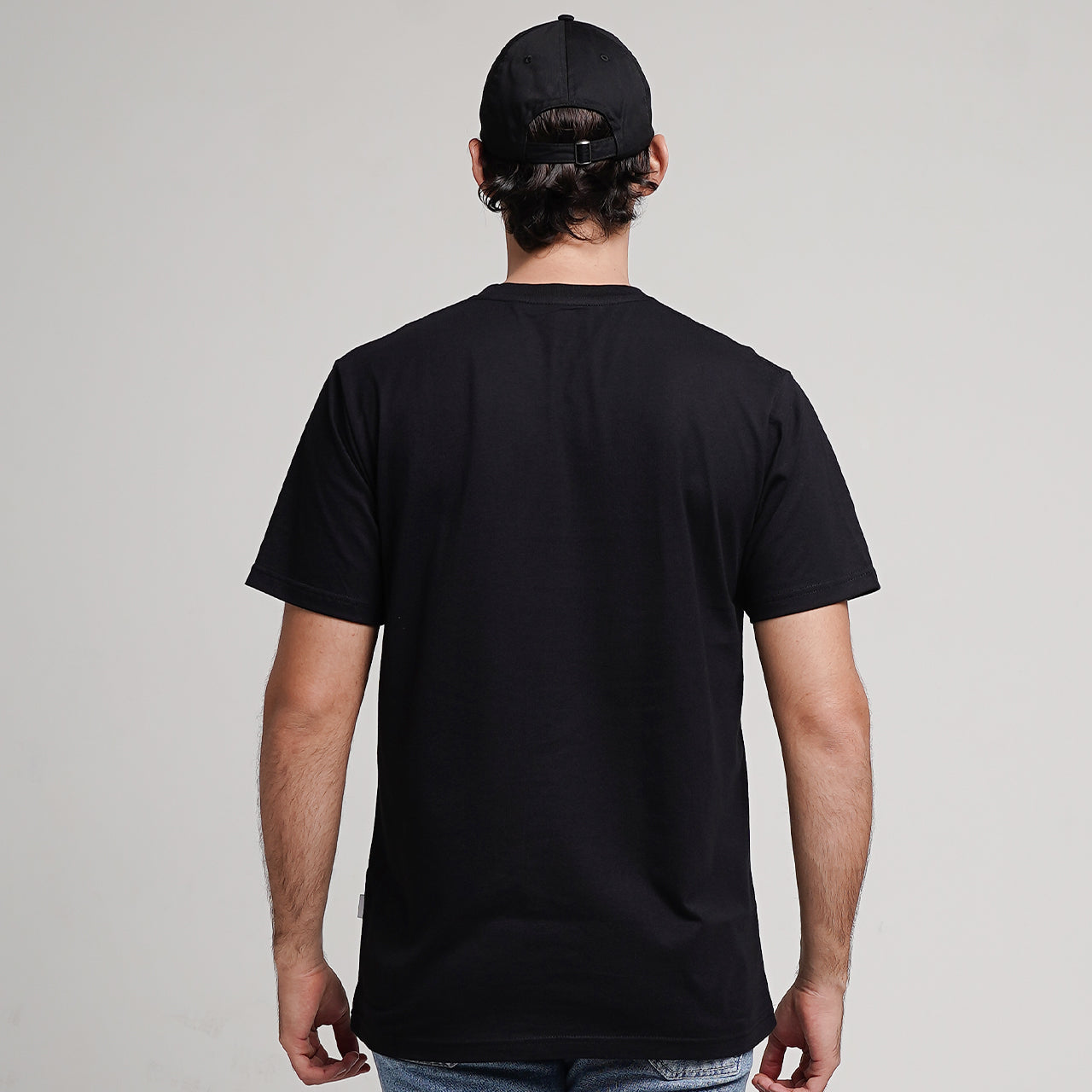 Lee Cooper T-Shirt Logo Type Pocket Black