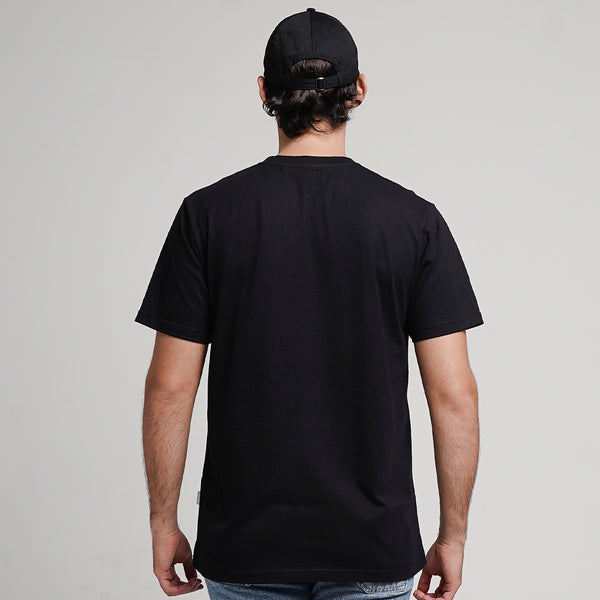 Lee Cooper T-Shirt Logo Type Pocket Black
