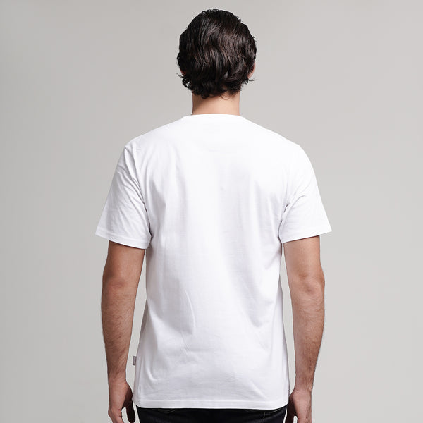 Lee Cooper T-Shirt Logo Type Pocket White