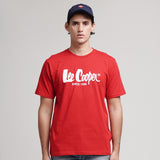 Lee Cooper T-Shirt Logo Type Red