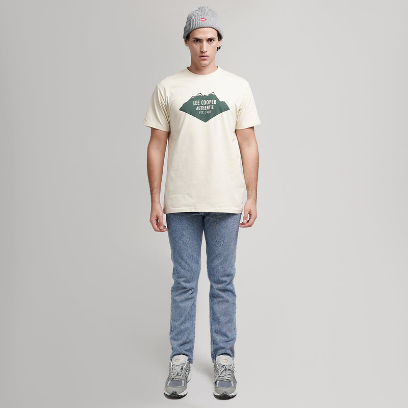 Lee Cooper T-Shirt Mountain Cream