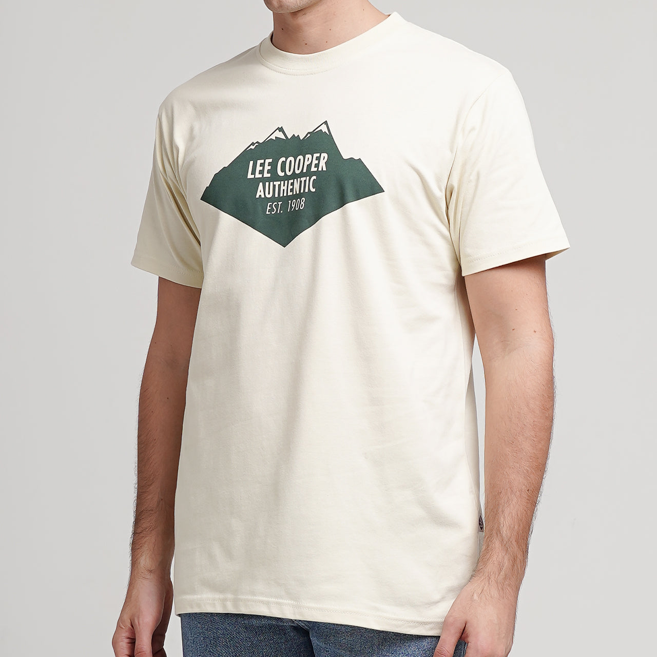 Lee Cooper T-Shirt Mountain Cream