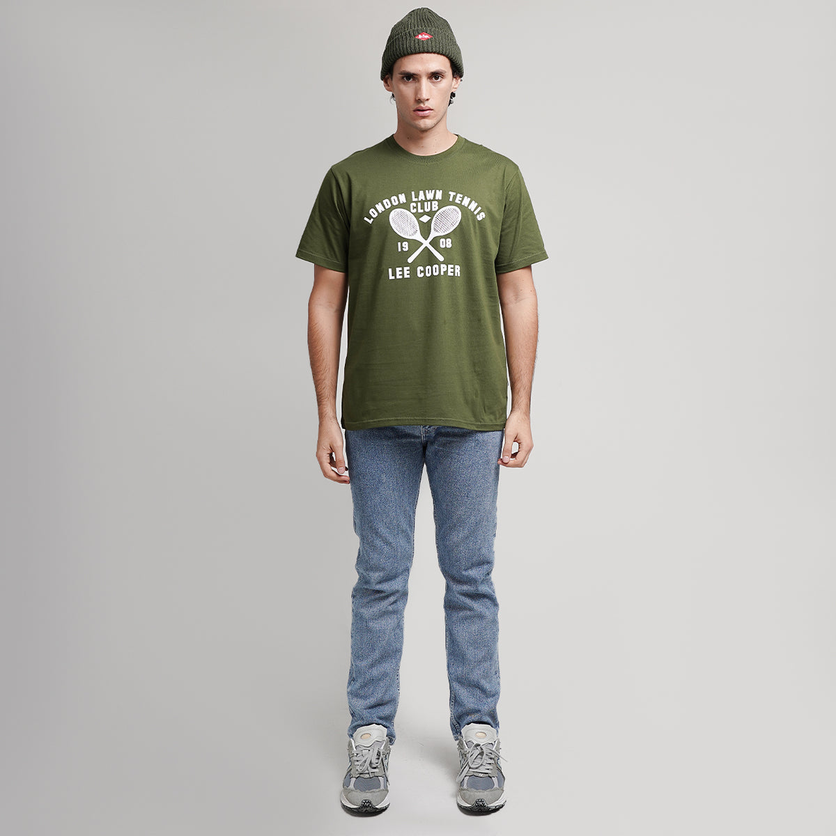 Lee Cooper T-Shirt Tenis Olive