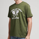 Lee Cooper T-Shirt Tenis Olive