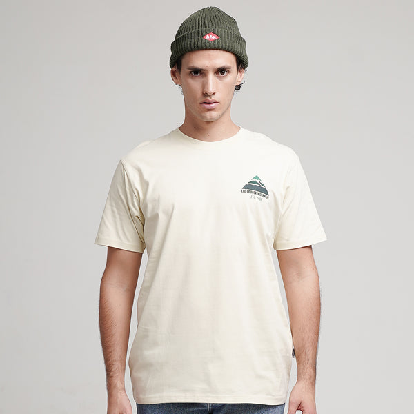 Lee Cooper T-Shirt Triangle Cream