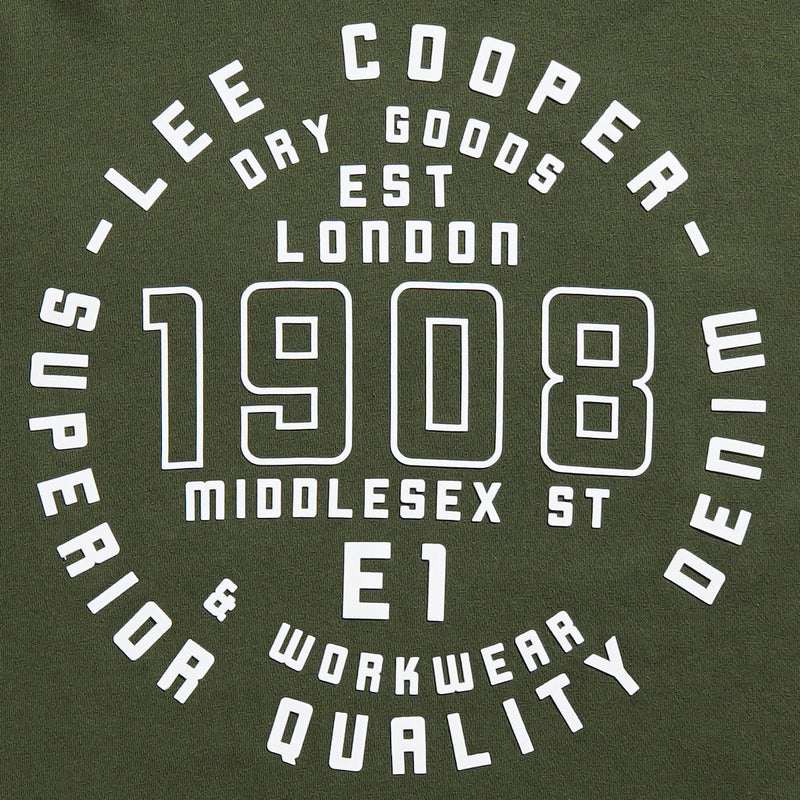 Lee Cooper T-Shirt Circle Superior Olive