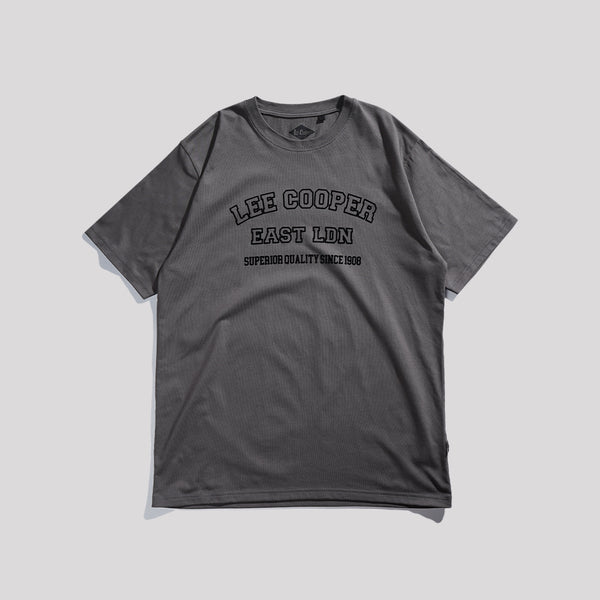 Lee Cooper T-Shirt East LDN College Dark Grey