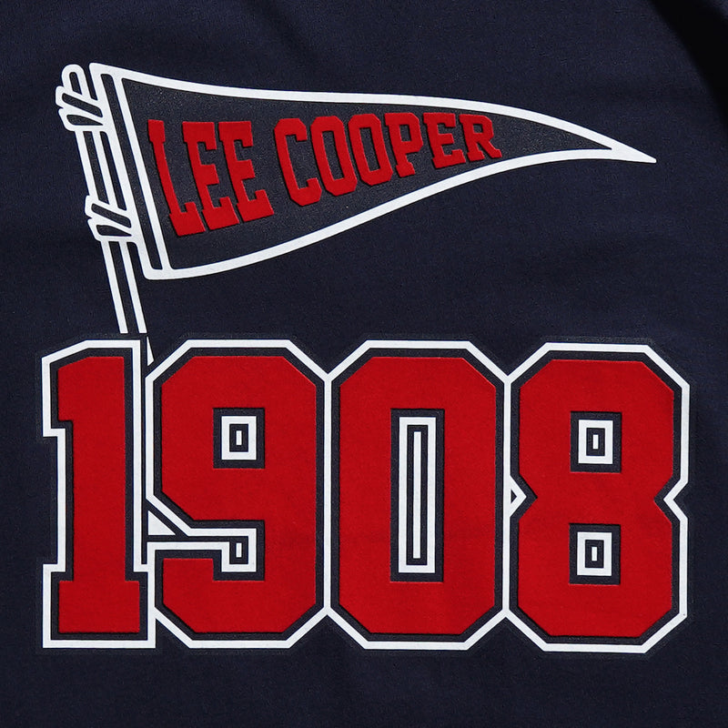 Lee Cooper T-Shirt Flag College Navy