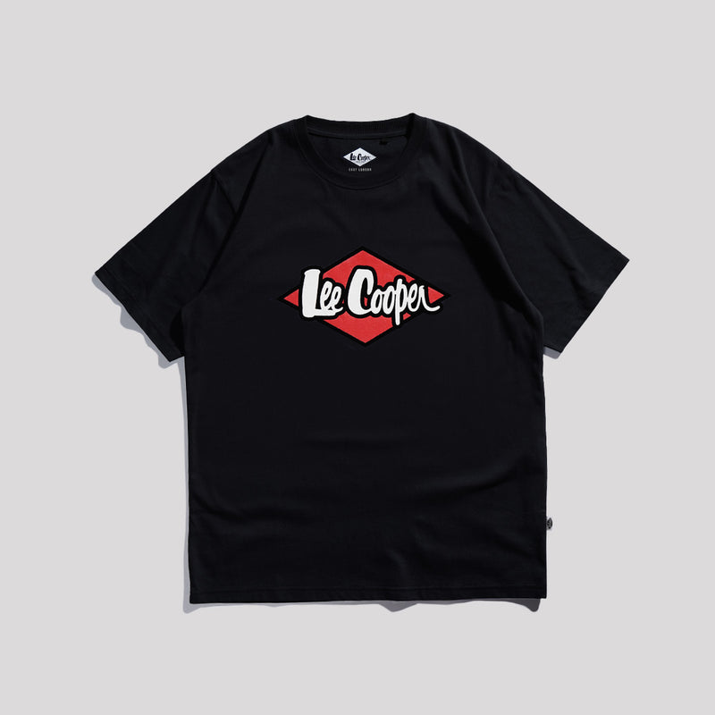 Lee Cooper T-Shirt Logo Retro Black