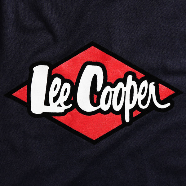 Lee Cooper T-Shirt Logo Retro Navy