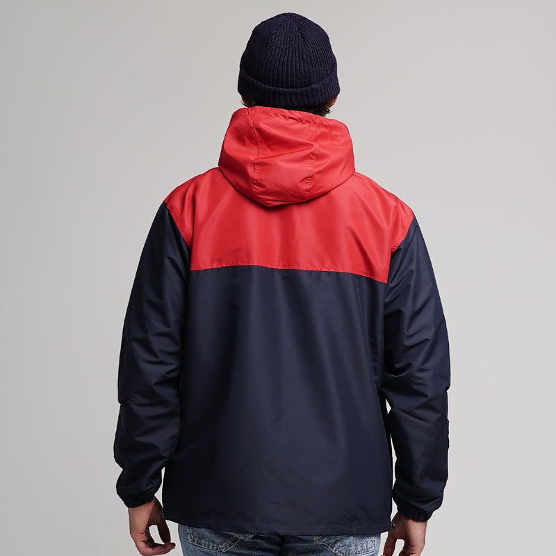 Lee Cooper Jacket Byron Red Navy