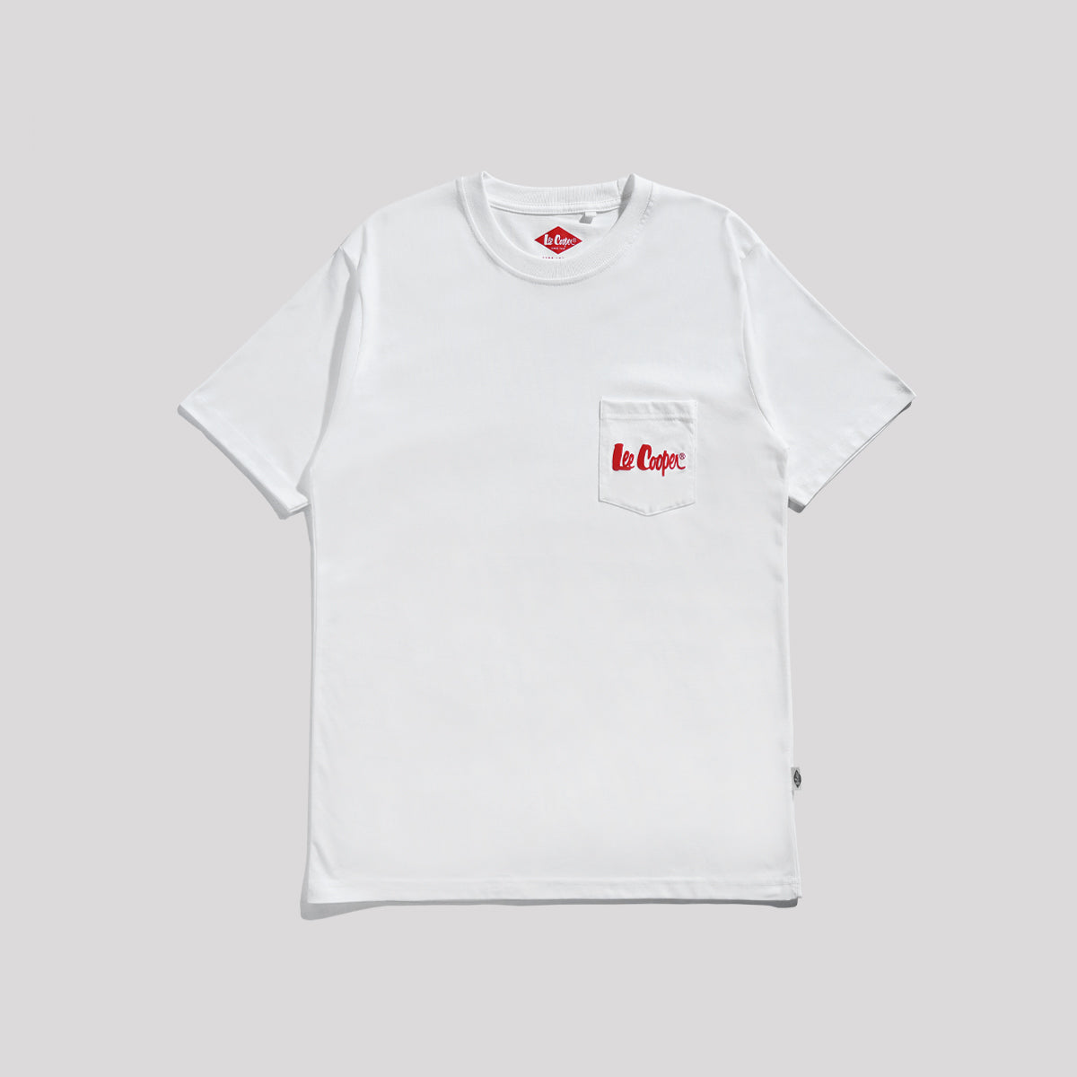 Lee Cooper T-Shirt Logo Type Pocket White