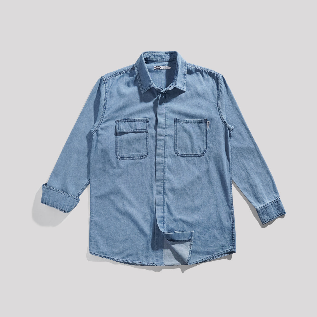 Lee Cooper Long Shirt Reece Worn Light Blue