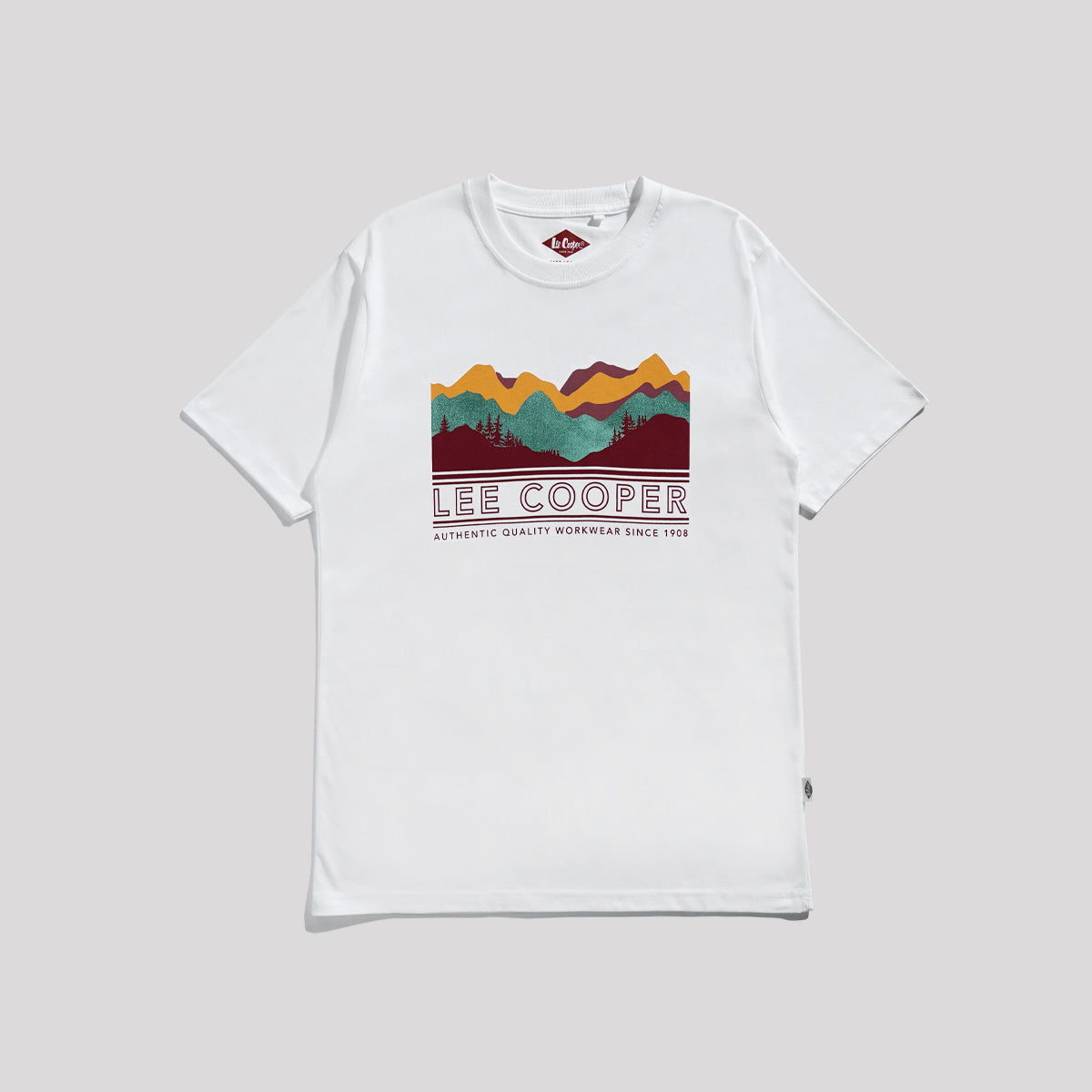 Lee Cooper T-Shirt Landscape White