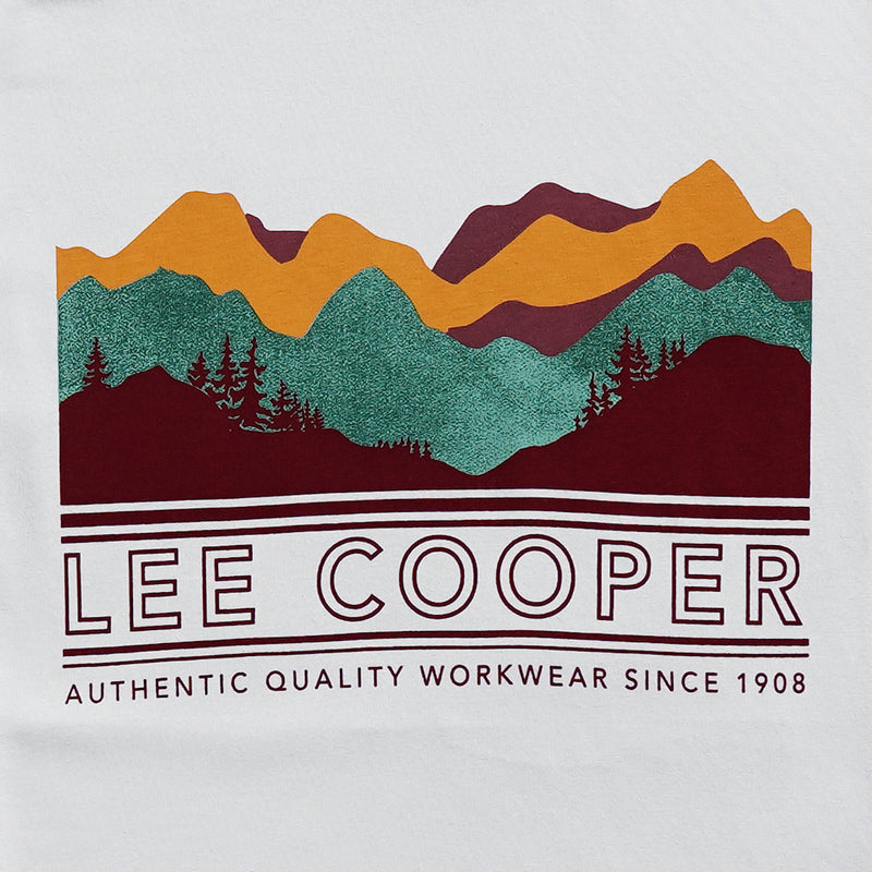 Lee Cooper T-Shirt Landscape White