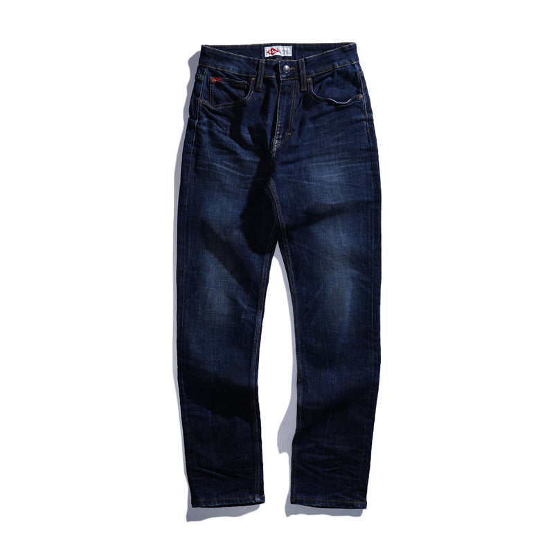 Lee Cooper Tapered Fit Jeans Arthur Worn Dark Blue Depths