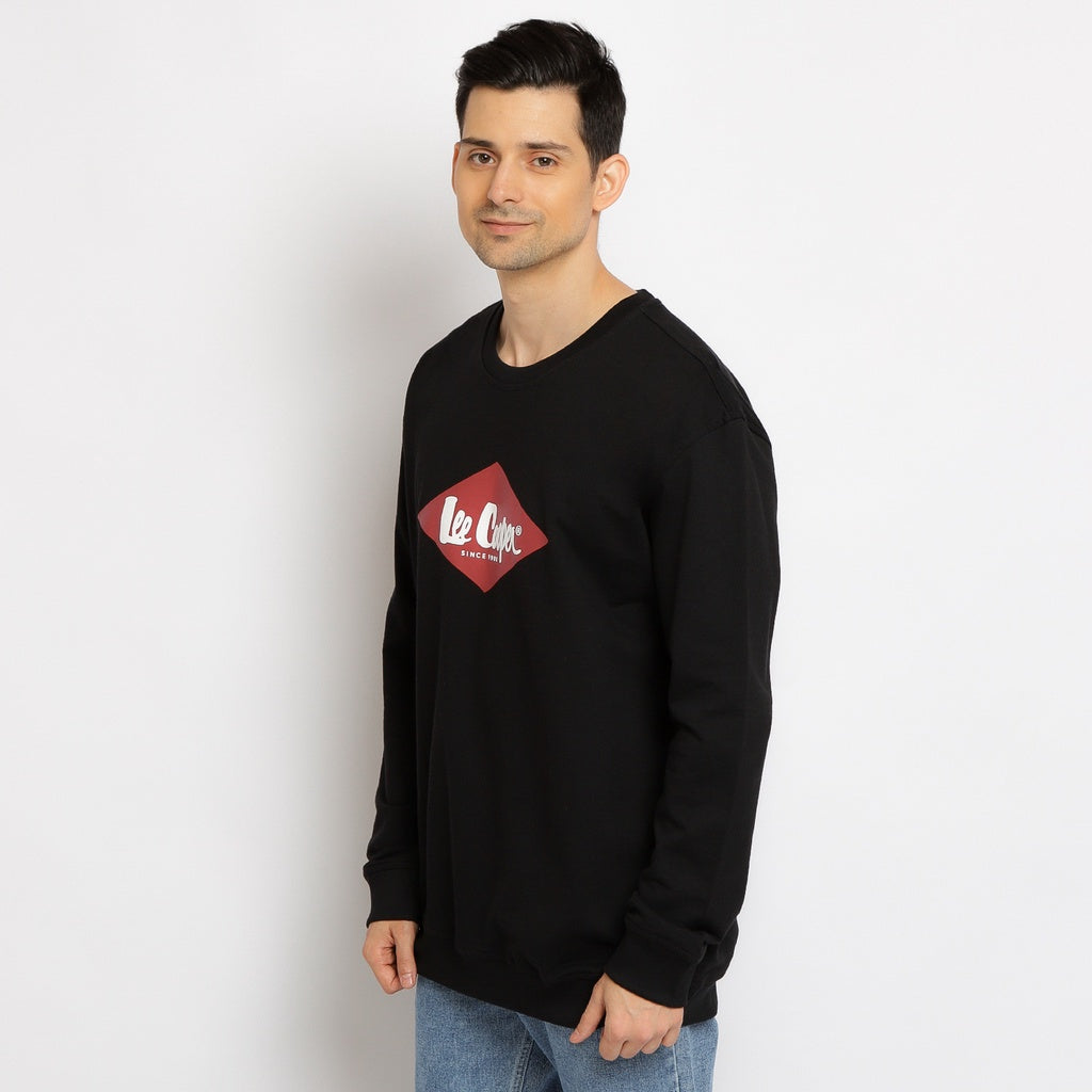 Lee Cooper Red Diamond Sweater Black