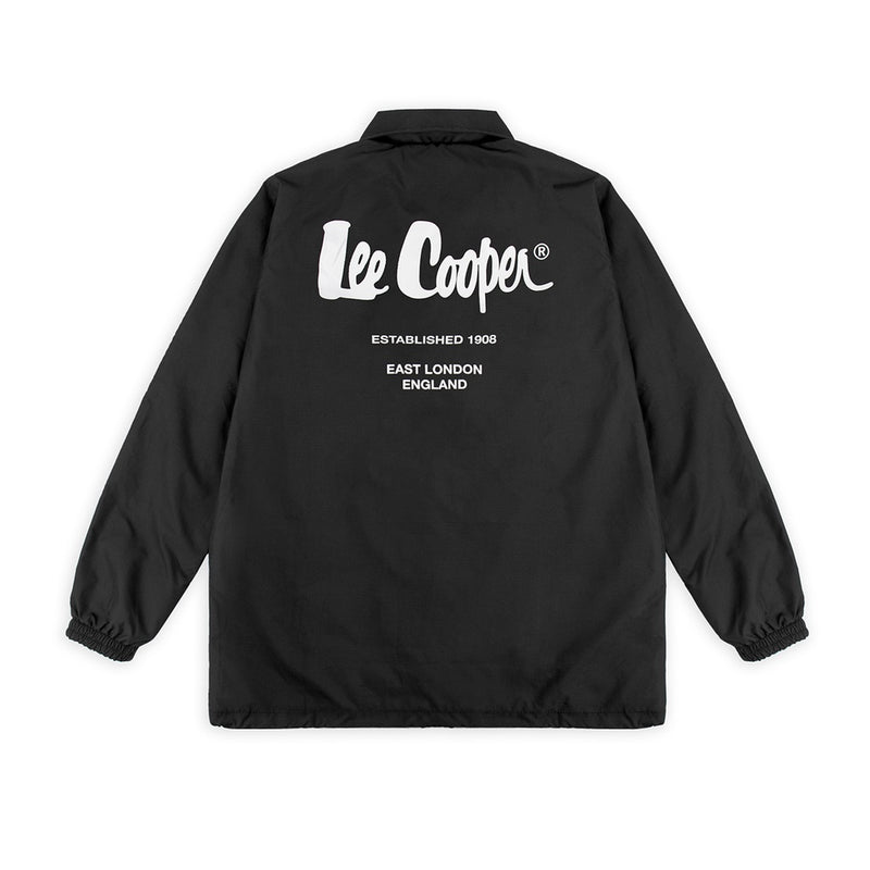 Lee Cooper Coach Jacket Logotype Black