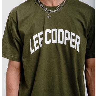Lee Cooper T-shirt College Logotype Olive
