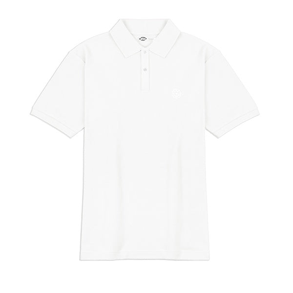Lee Cooper Polo Shirt Logo Circular Off White
