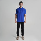 Lee Cooper Polo Shirt Logo Circular Dark Blue