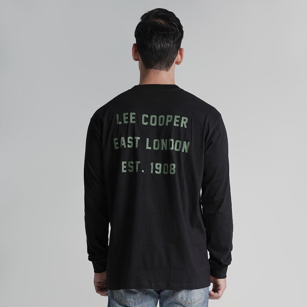 Lee Cooper Longsleeve T-shirt College 1908 Black
