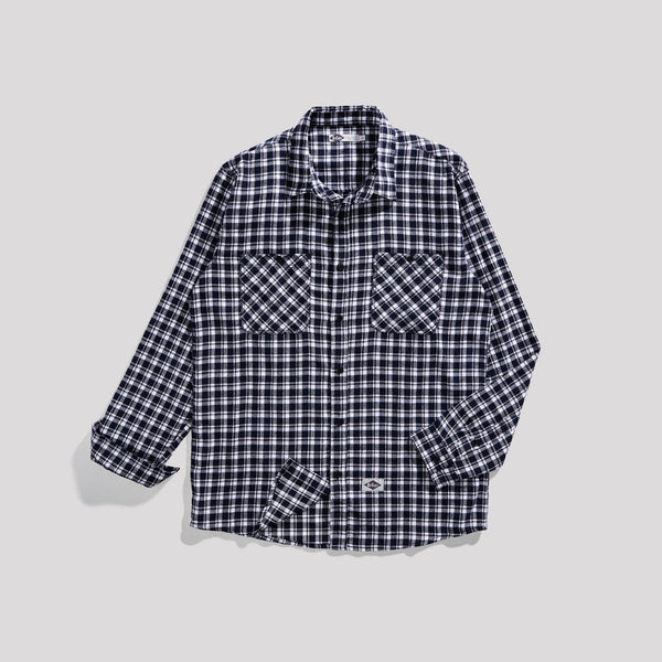 Lee Cooper Flannel Shirt Rhys Navy