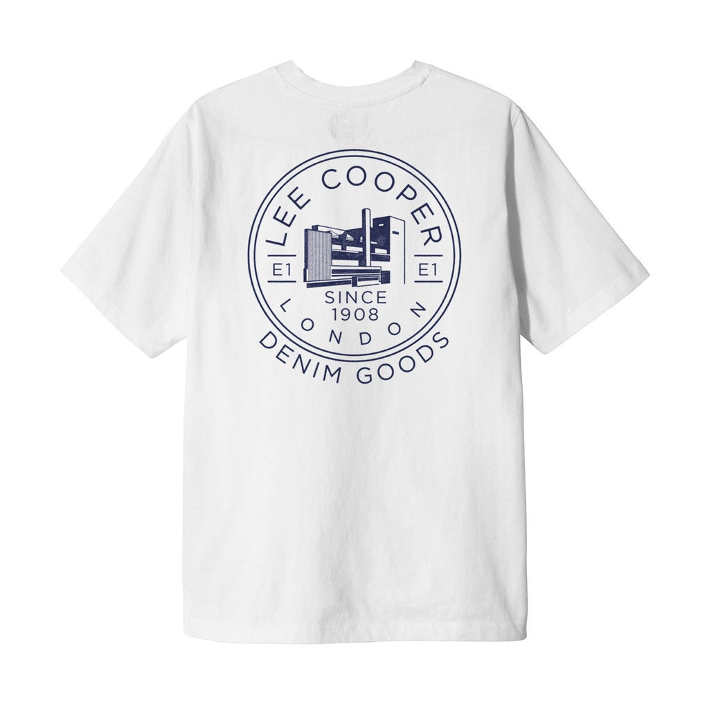 Lee Cooper T-Shirt Denim Goods White