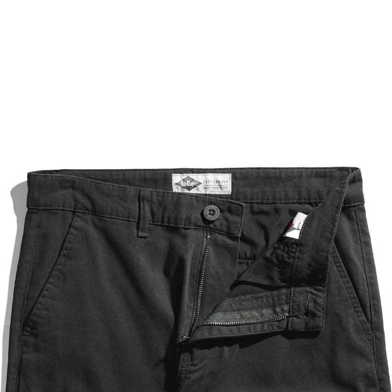 Lee Cooper Slim Fit Long Chino Logan Dark Grey