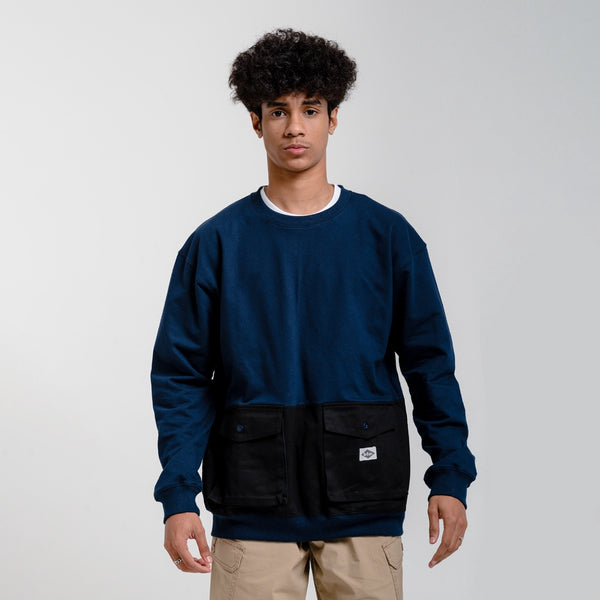 Lee cooper Sweatshirt Crewneck Cargo Pocket Navy