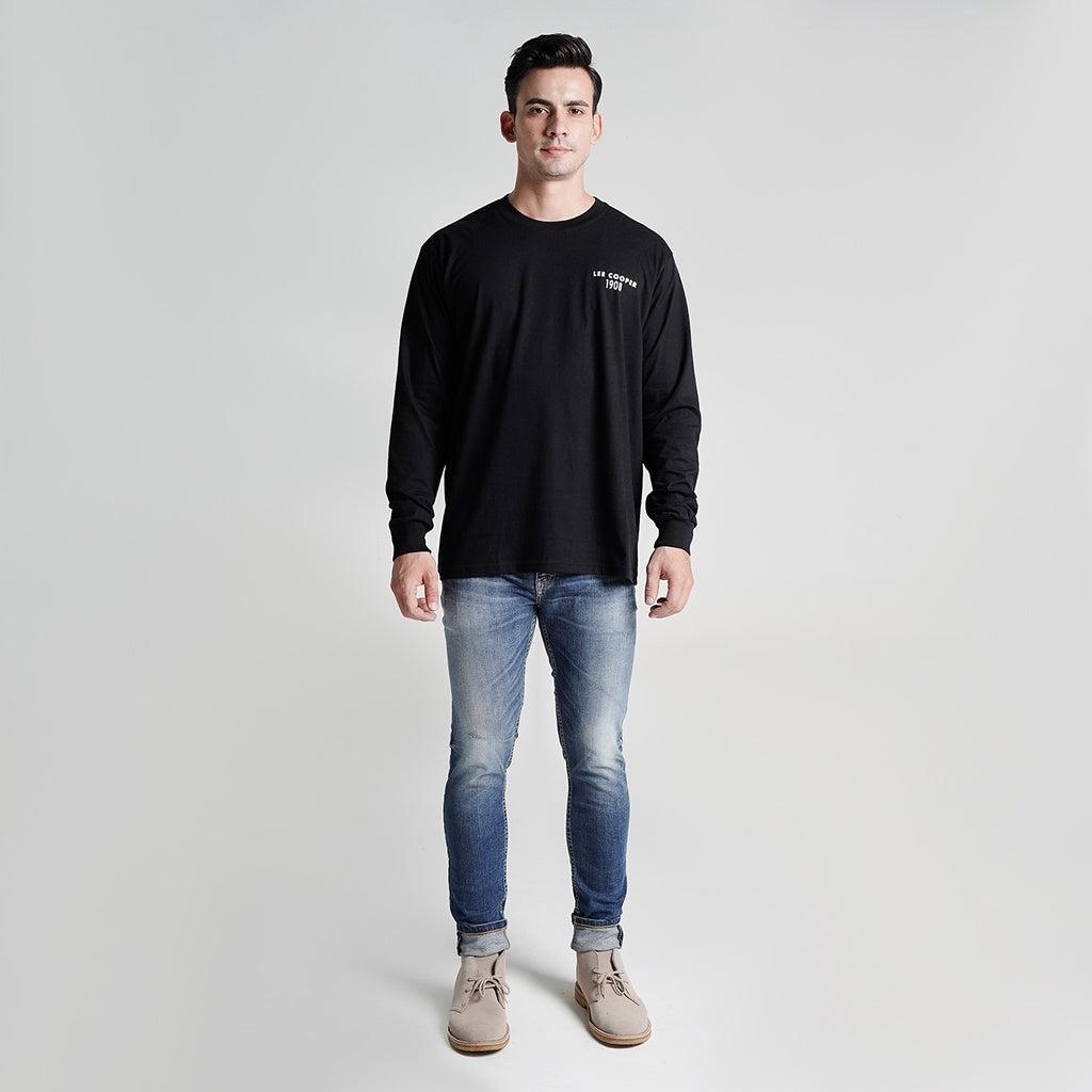 Lee Cooper Longsleeve T-shirt Dry Goods Black