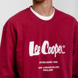 Lee Cooper Sweatshirt Crewneck Logotype Red