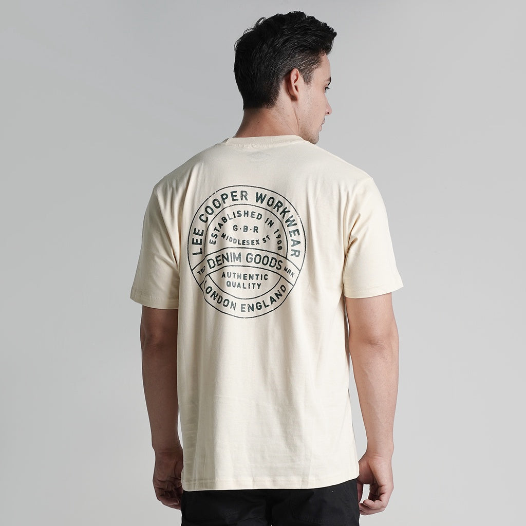 Lee Cooper T-shirt London Goods Cream