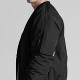 Lee Cooper Jaket Pria Bomber Jacket Singular Patch Black