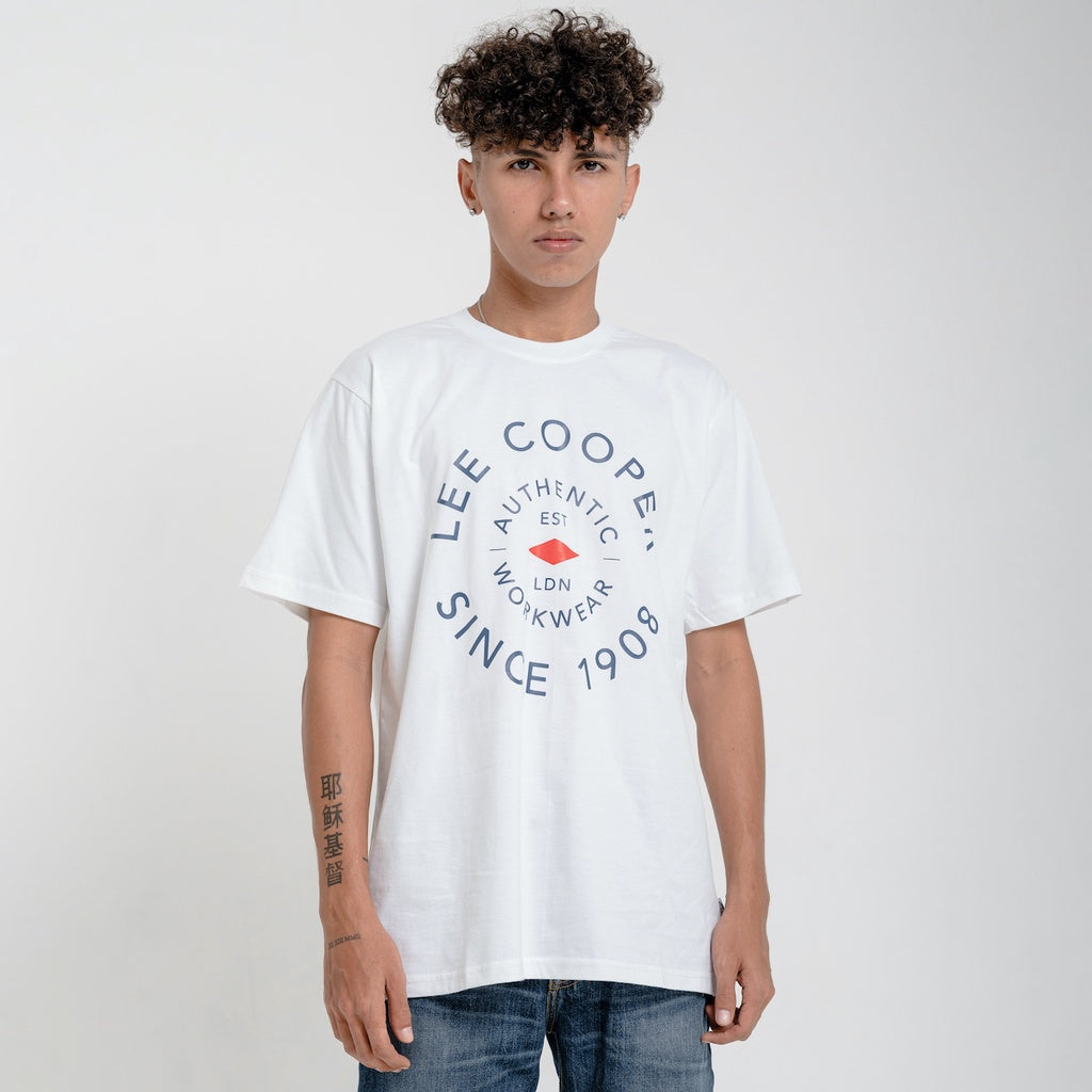 Lee Cooper T-shirt Authentic Around White