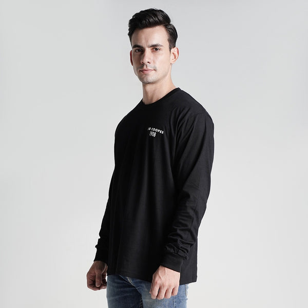 Lee Cooper Longsleeve T-shirt Dry Goods Black